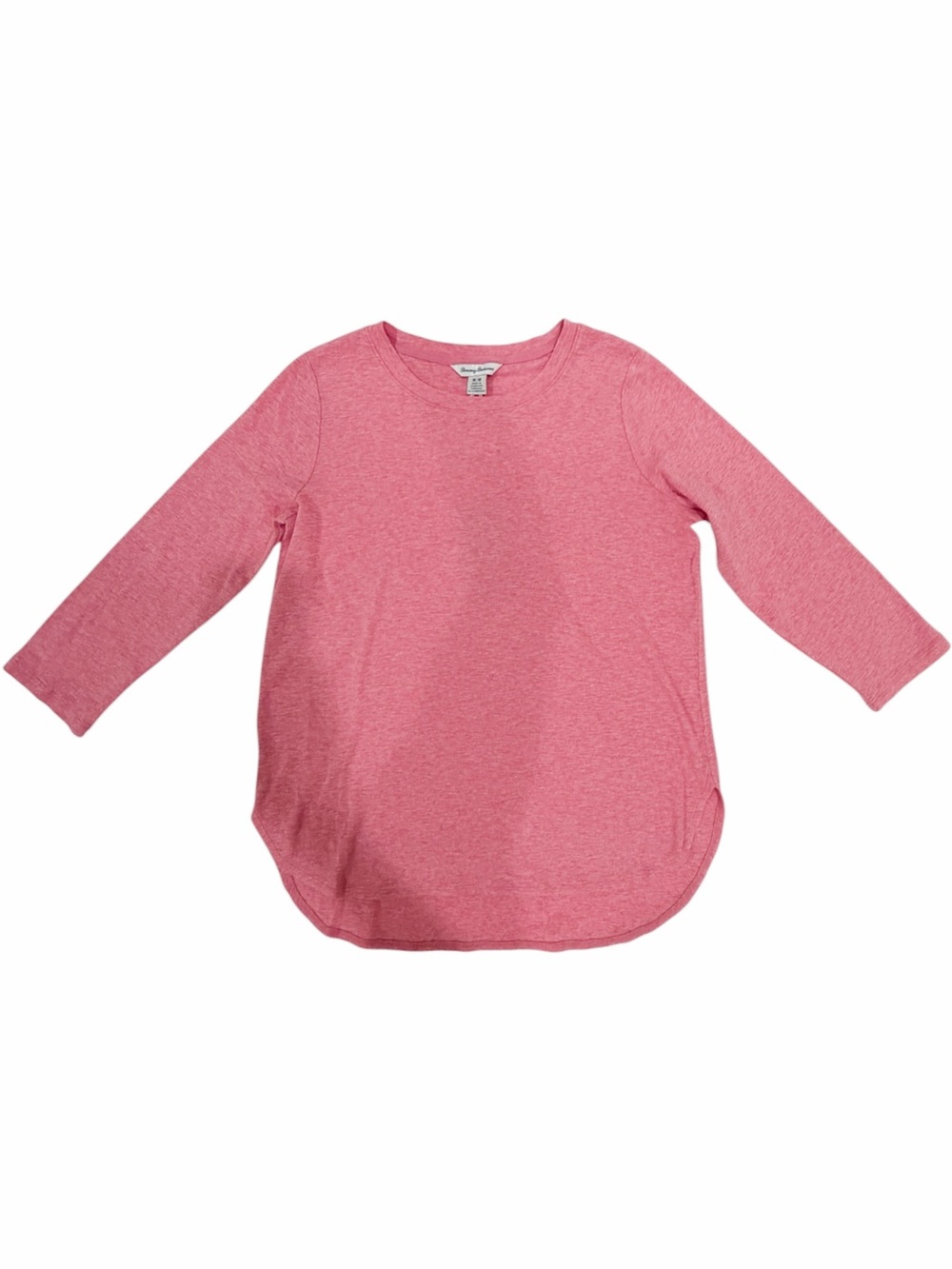 Tommy Bahama Ashby Isles Rib 3/4 Sleeve Tee Pink Heather Crewneck M NWT - Picture 5 of 12